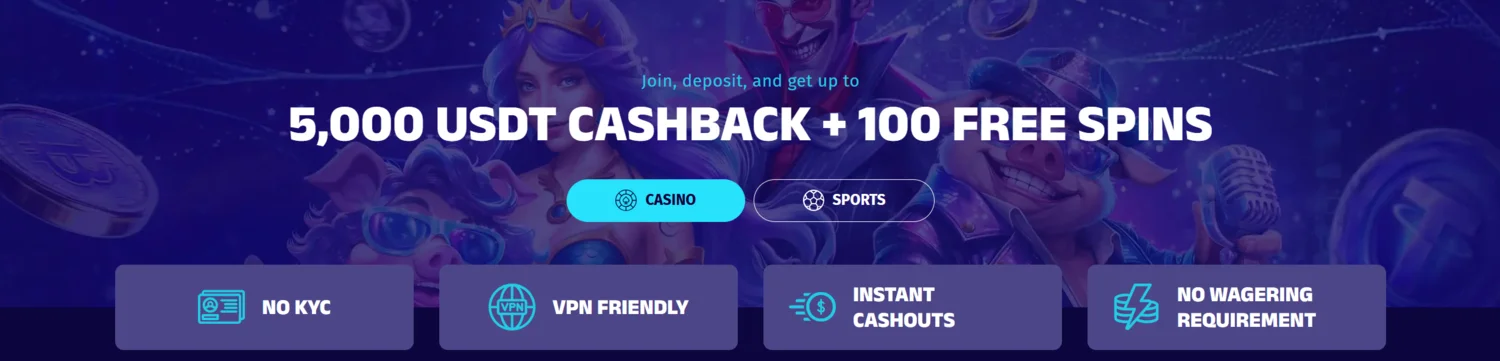 Hyper Lucky Casino Banner