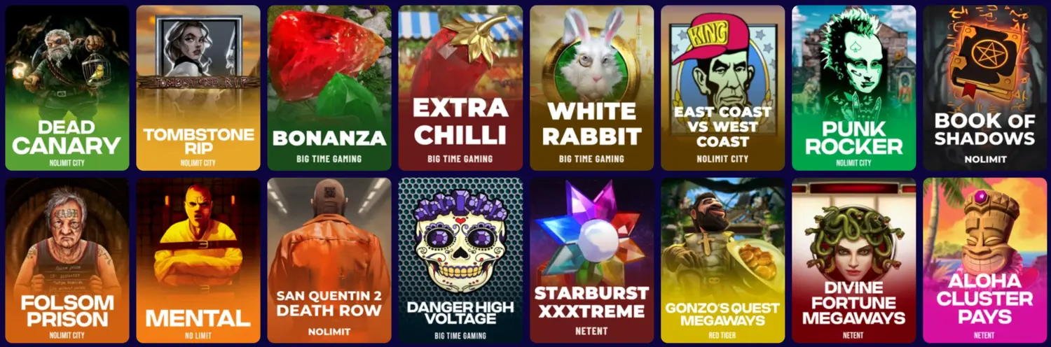 Hyper Lucky Casino games