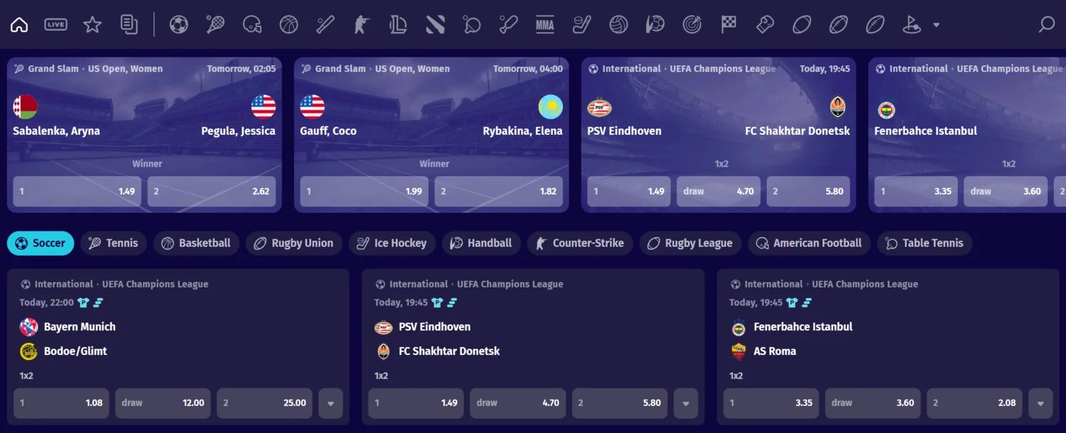 Hyper Lucky Casino sportsbook